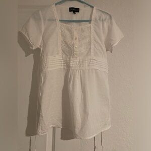 Elementz White Summer Shirt